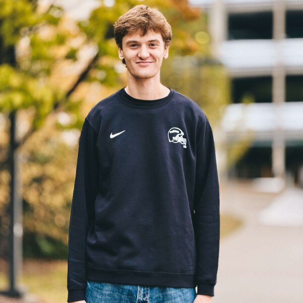 Nike® Cyclones Script Helmet 2025 Black Crewneck (was $75.00)